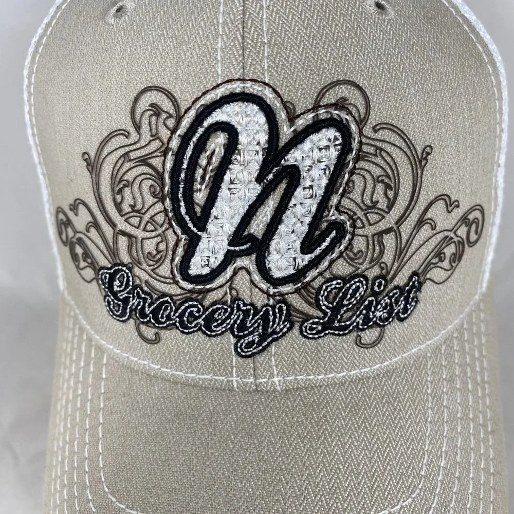 Grocery List Baseball Cap